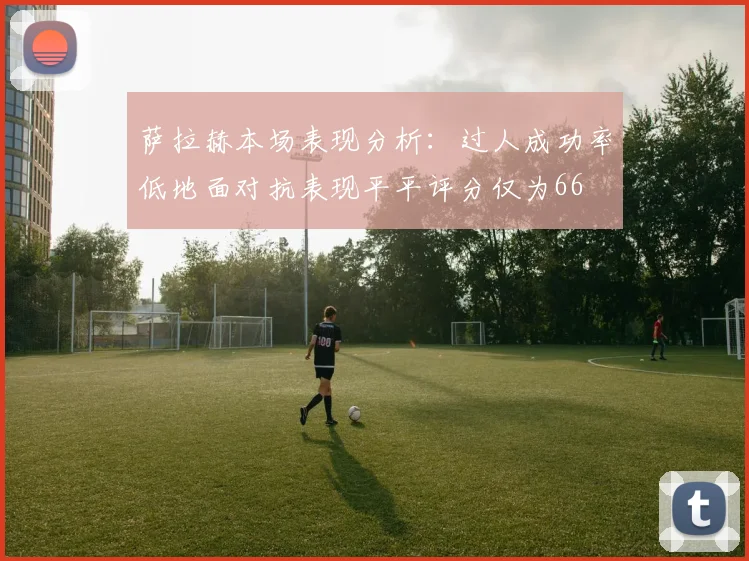萨拉赫本场表现分析：过人成功率低地面对抗表现平平评分仅为66